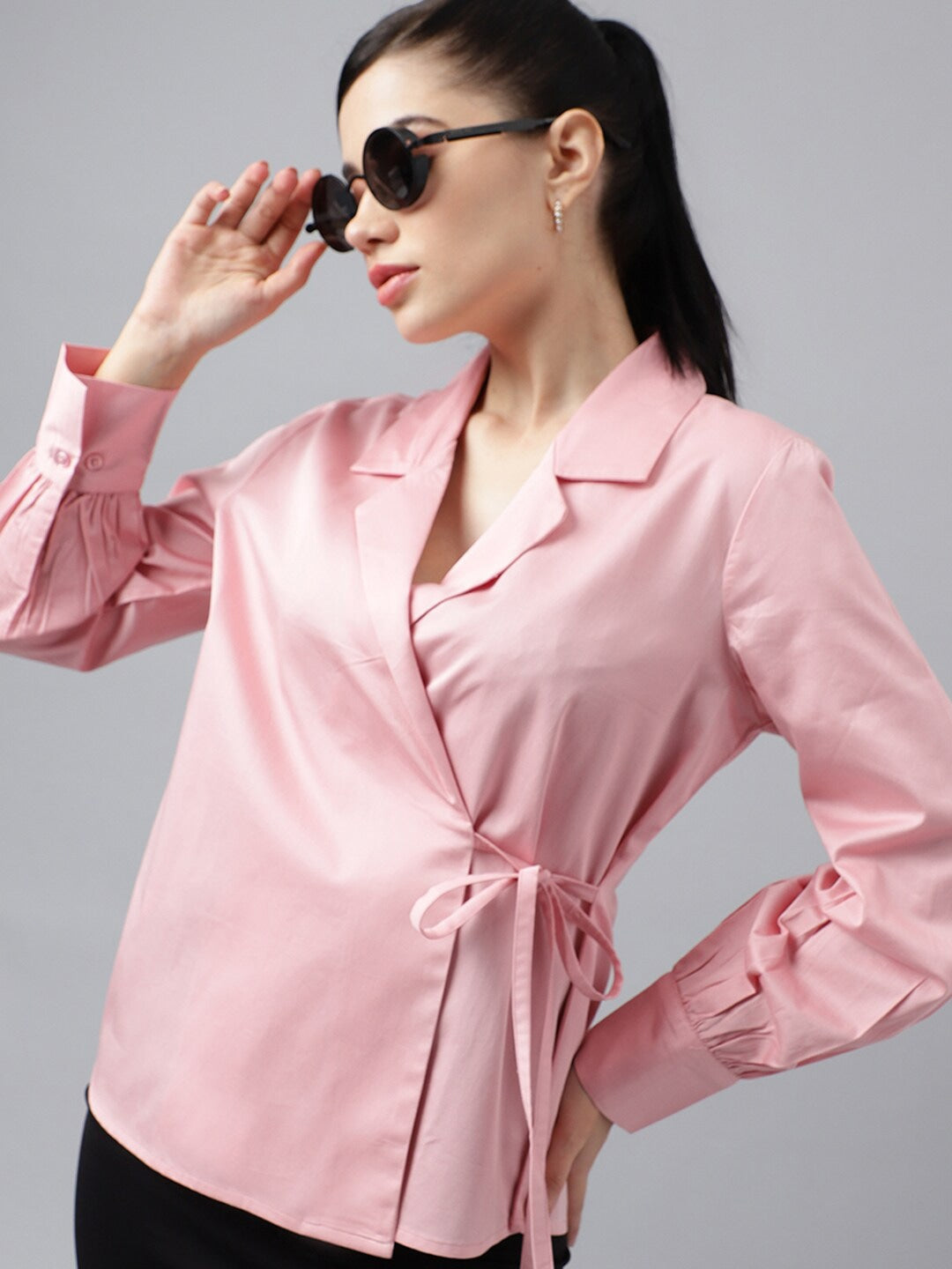 Pink formal tops for ladies hotsell