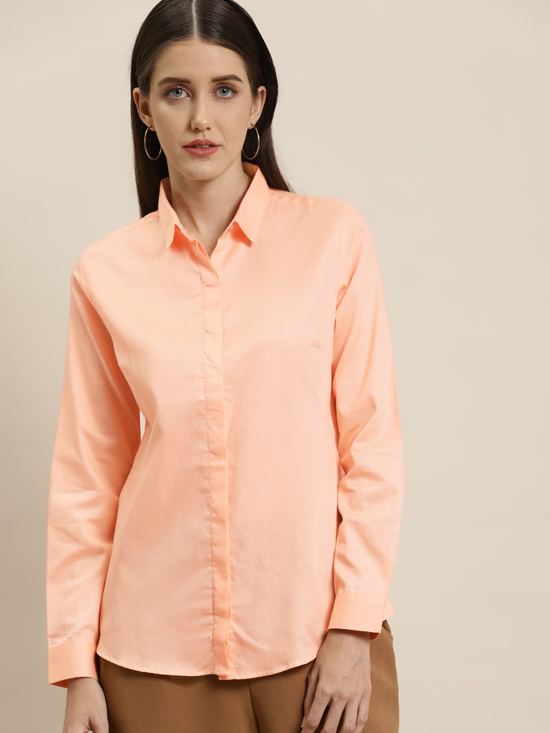  Womens Peach Shirt