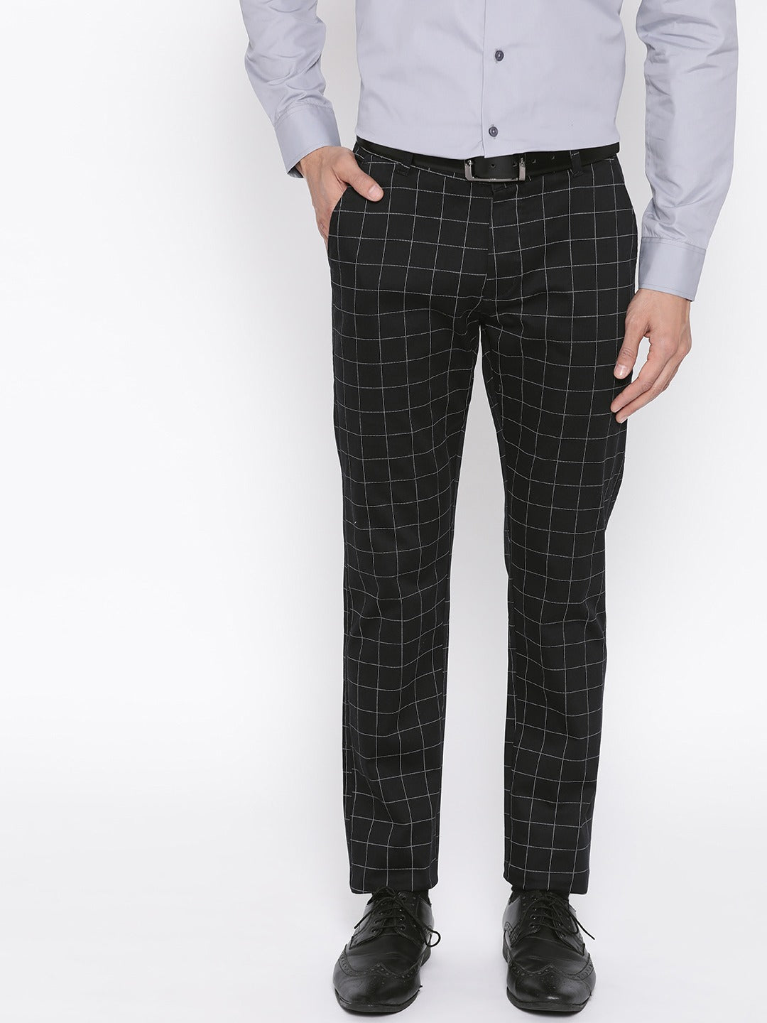 Mens Cotton Check Pant, Design/Pattern: Slim Fit at Rs 280/piece