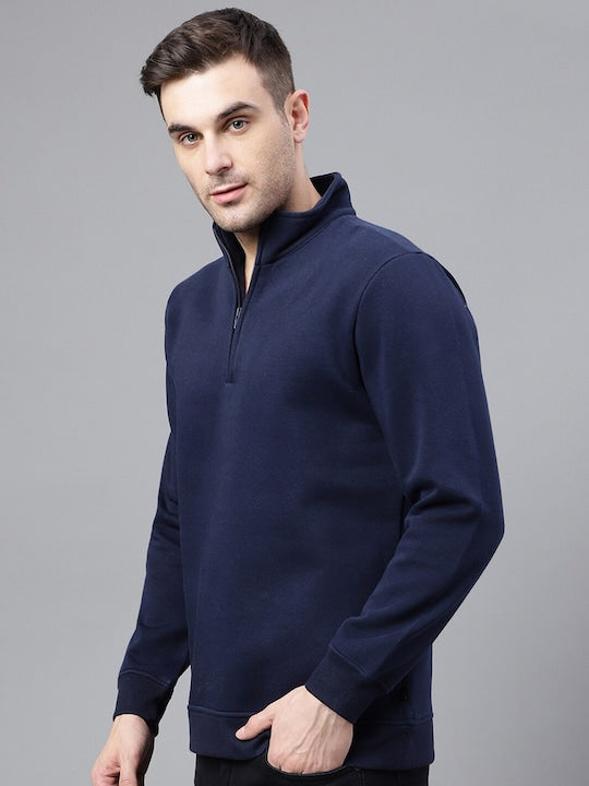 Half zip cheap navy sweatshirt