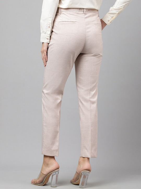 Buy Ruhfab Regular Fit Cotton Trouser Pants for Women/Ladies Cotton Pants ( Pink/Medium) at Amazon.in