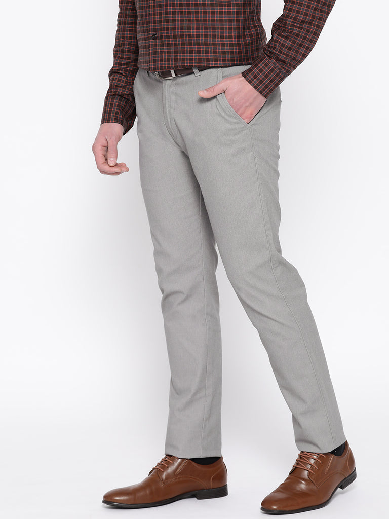 Mancrew Slim Fit Formal Pants for men  Formal Trouser Pack of 3 Light  Grey Blue Sky Blue