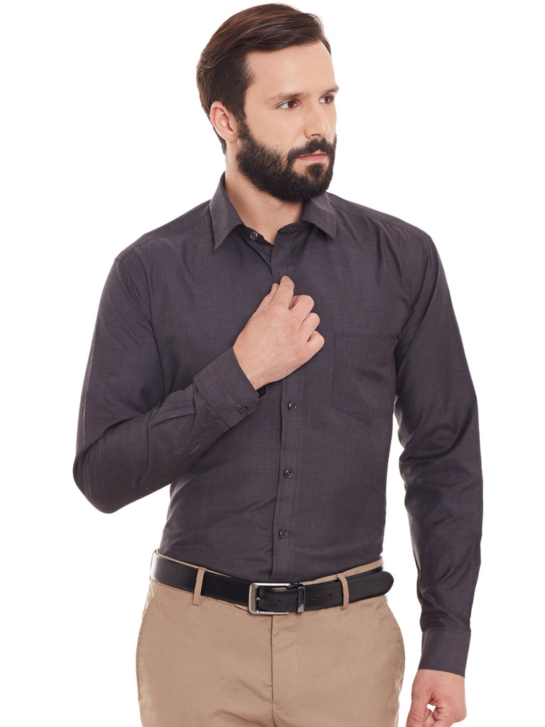 Buy online Black Solid Formal Shirt from shirts for Men by Mode Connection  for 869 at 57 off  2023 Limeroadcom