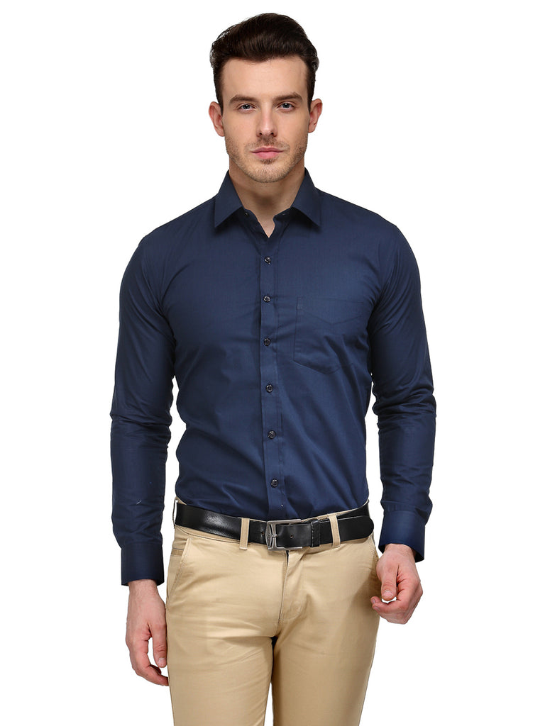 Men Formal Dark Blue Shirt  LASTINCH