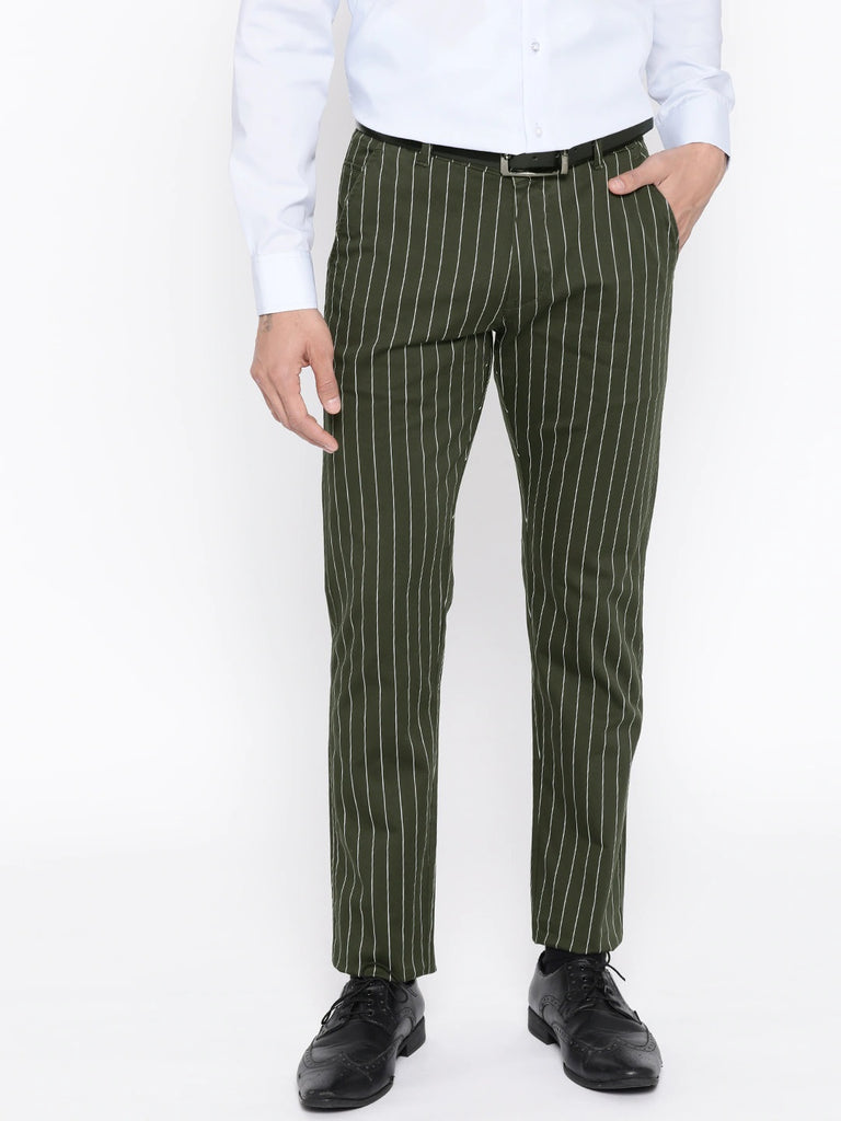 Flat Trousers Cotton Stretch Trouser