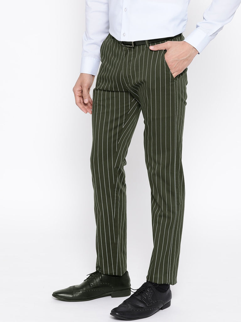 Buy Fairro Mens Slim Fit Formal Trouser Cotton Smart Formal Corporate  Pants Black Size30 at Amazonin